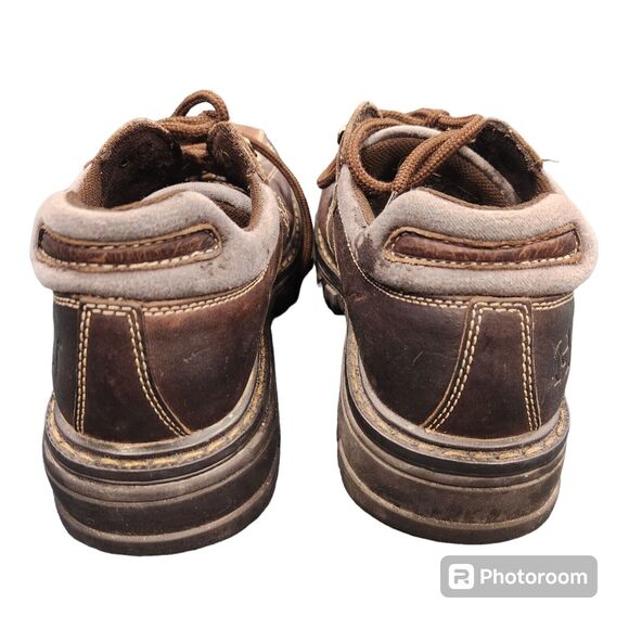 Vintage GBX Lug Sole Steel Toe Lace-Up Ankle Boot Work Shoe 11M - Picture 4 of 8